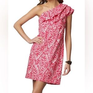 NWOT Lilly Pulitzer one shoulder mini dress, size 2